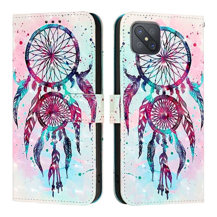 For OPPO A92s 5G 3D Painting Horizontal Flip Leather Phone Case