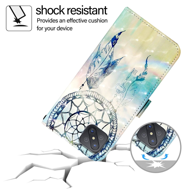For OPPO A92s 5G 3D Painting Horizontal Flip Leather Phone Case
