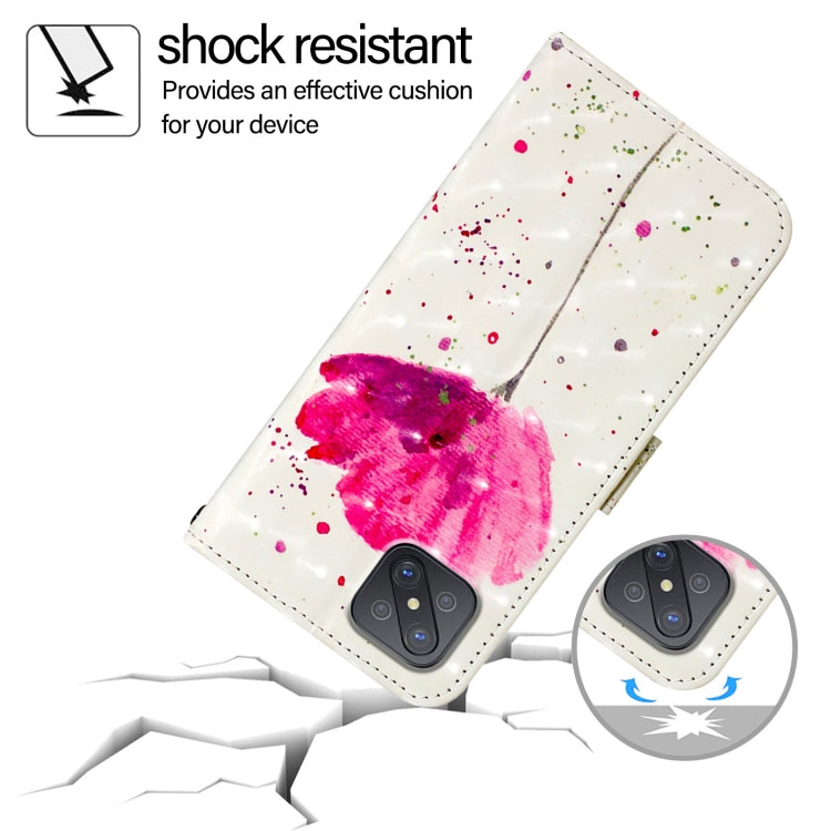 For OPPO A92s 5G 3D Painting Horizontal Flip Leather Phone Case