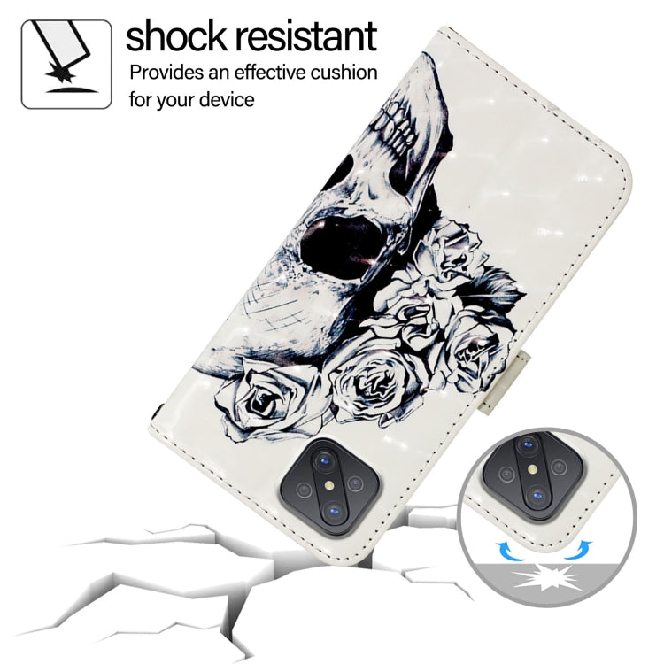 For OPPO A92s 5G 3D Painting Horizontal Flip Leather Phone Case