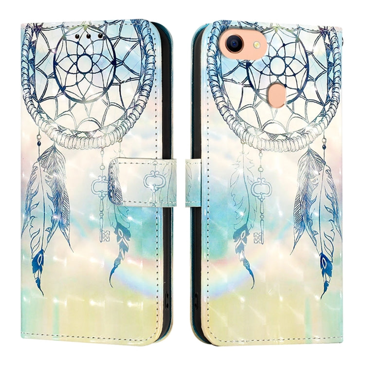 For OPPO F17 / A73 2020 4G Global 3D Painting Horizontal Flip Leather Phone Case