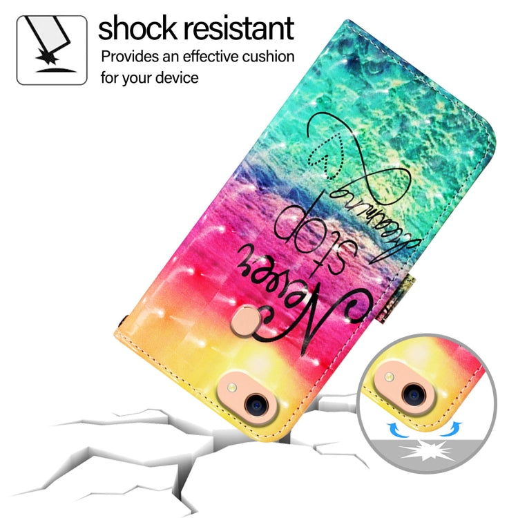 For OPPO F17 / A73 2020 4G Global 3D Painting Horizontal Flip Leather Phone Case