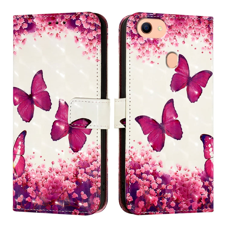 For OPPO F17 / A73 2020 4G Global 3D Painting Horizontal Flip Leather Phone Case
