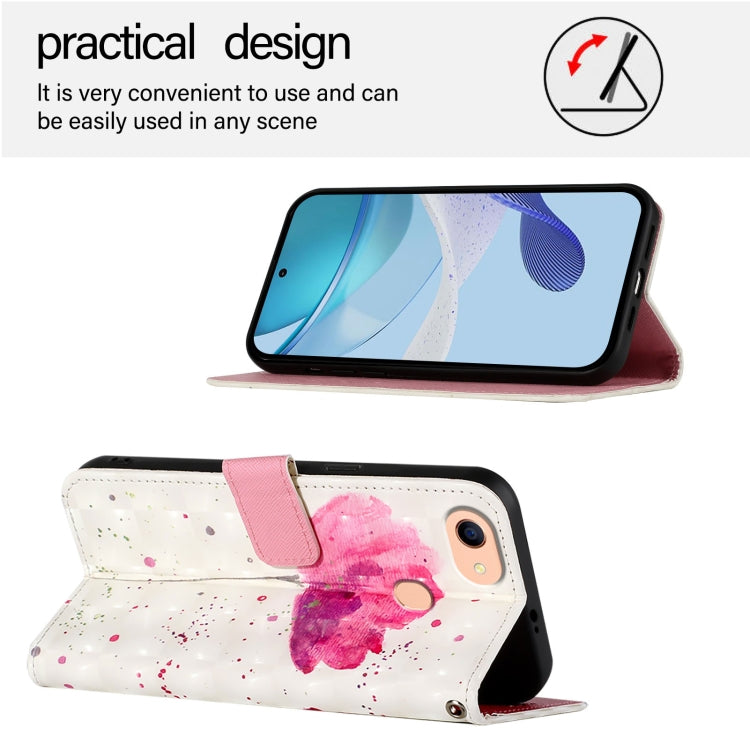 For OPPO F17 / A73 2020 4G Global 3D Painting Horizontal Flip Leather Phone Case