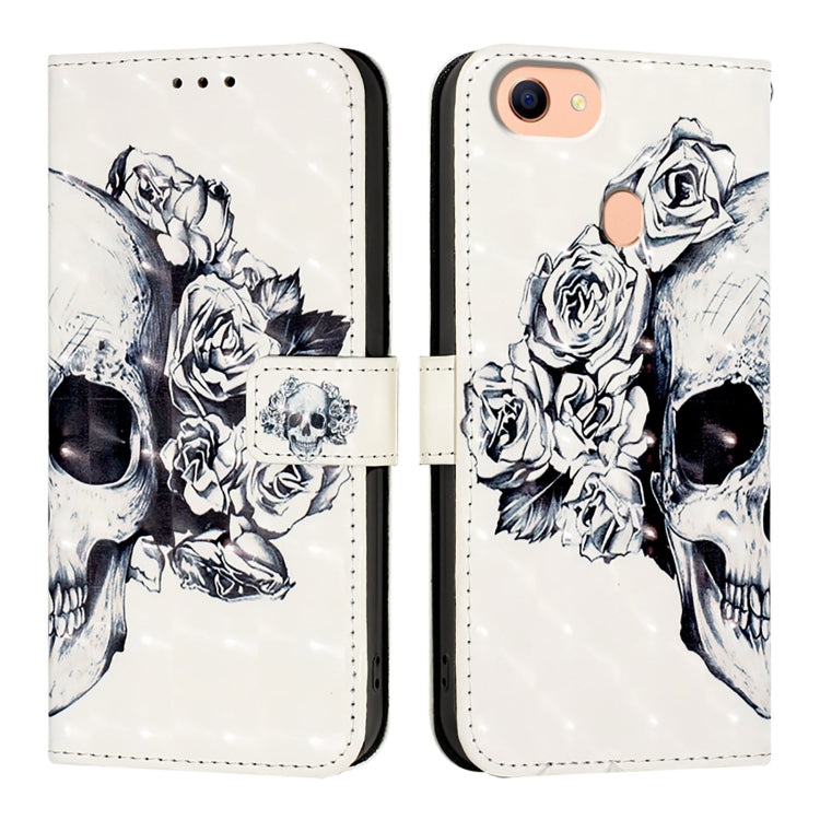 For OPPO F17 / A73 2020 4G Global 3D Painting Horizontal Flip Leather Phone Case