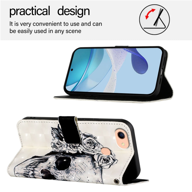 For OPPO F17 / A73 2020 4G Global 3D Painting Horizontal Flip Leather Phone Case