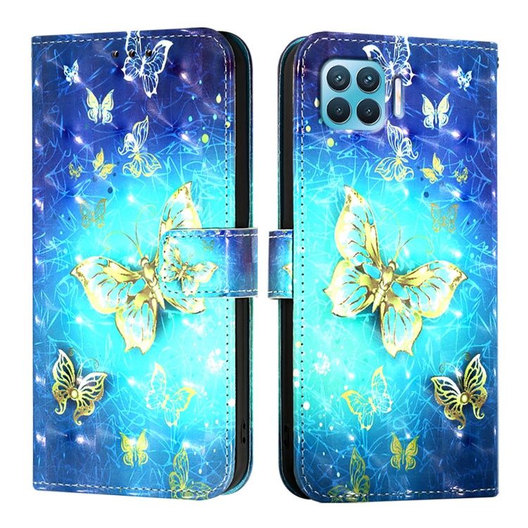 For OPPO F17 Pro / A93 2020 4G Global 3D Painting Horizontal Flip Leather Phone Case