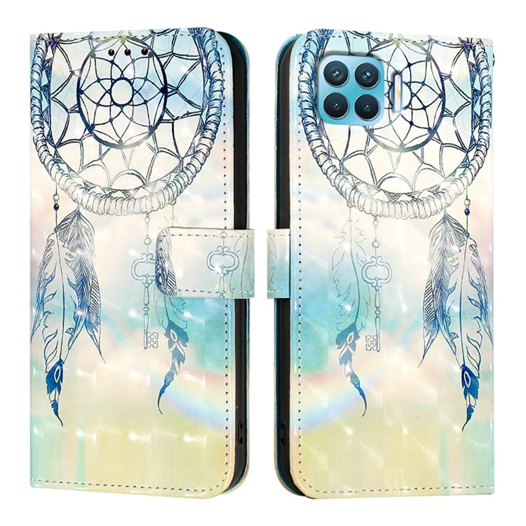 For OPPO F17 Pro / A93 2020 4G Global 3D Painting Horizontal Flip Leather Phone Case
