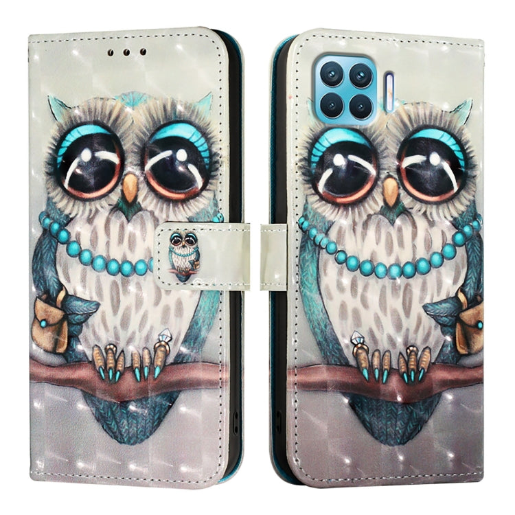 For OPPO F17 Pro / A93 2020 4G Global 3D Painting Horizontal Flip Leather Phone Case
