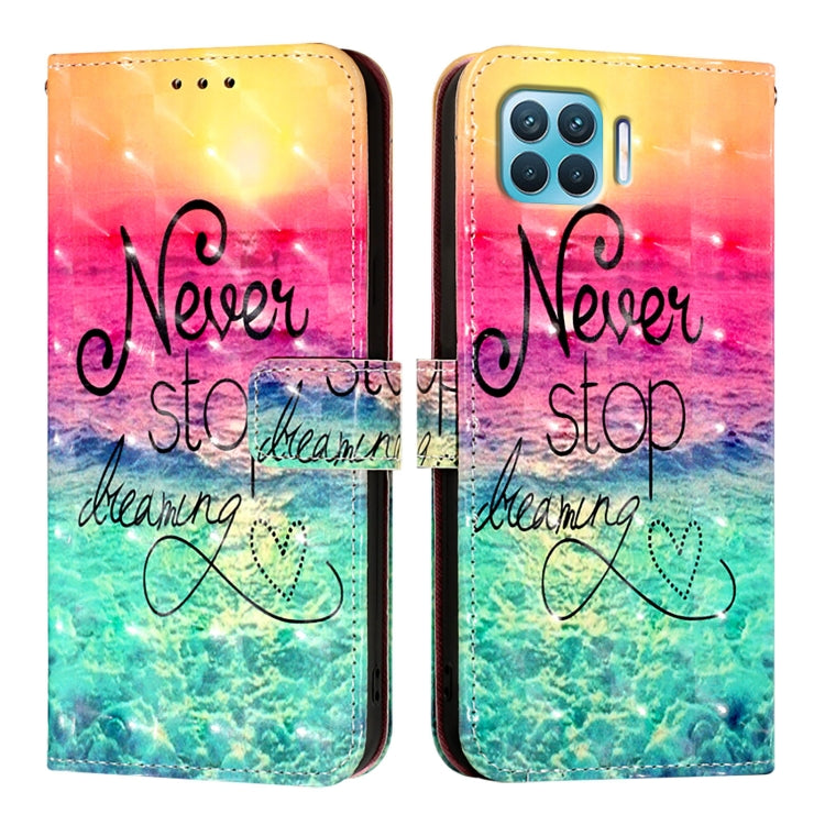 For OPPO F17 Pro / A93 2020 4G Global 3D Painting Horizontal Flip Leather Phone Case
