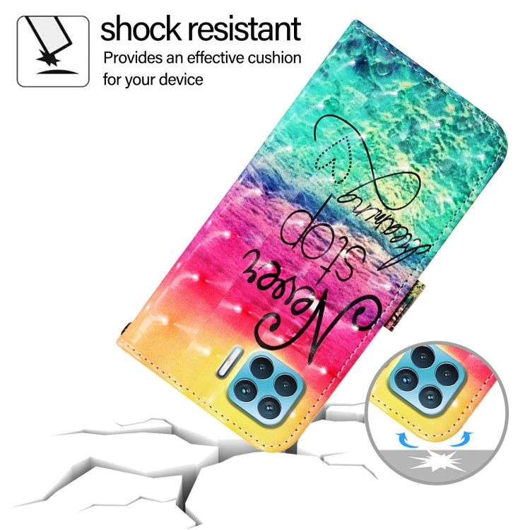 For OPPO F17 Pro / A93 2020 4G Global 3D Painting Horizontal Flip Leather Phone Case