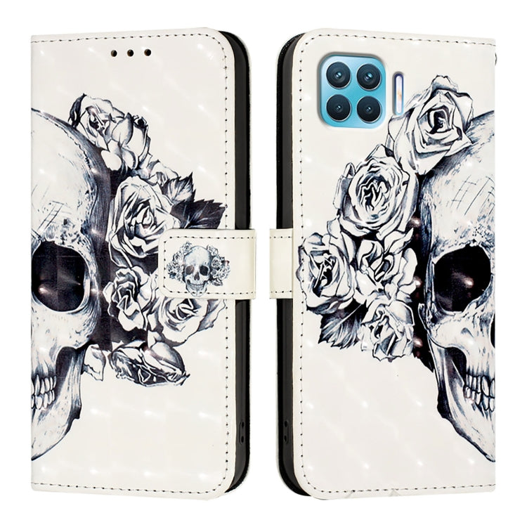 For OPPO F17 Pro / A93 2020 4G Global 3D Painting Horizontal Flip Leather Phone Case
