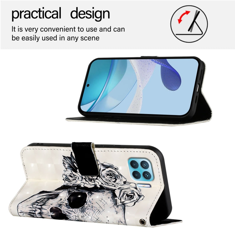 For OPPO F17 Pro / A93 2020 4G Global 3D Painting Horizontal Flip Leather Phone Case