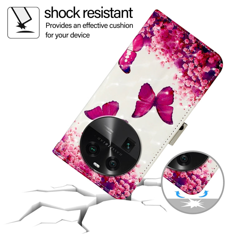 For OPPO Find X6 Pro 3D Painting Horizontal Flip Leather Phone Case