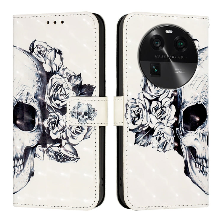 For OPPO Find X6 Pro 3D Painting Horizontal Flip Leather Phone Case