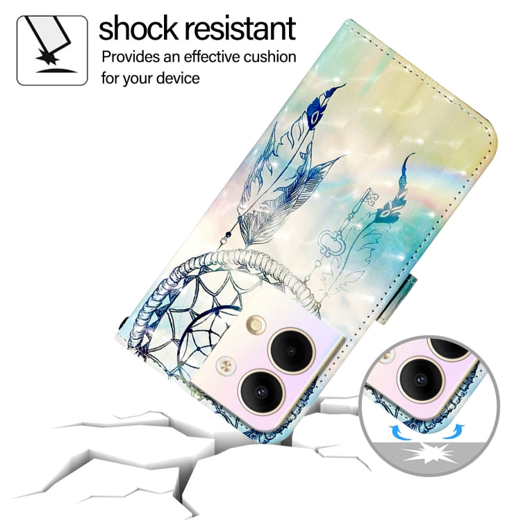 For OPPO Reno9 5G / Reno9 Pro 5G 3D Painting Horizontal Flip Leather Phone Case