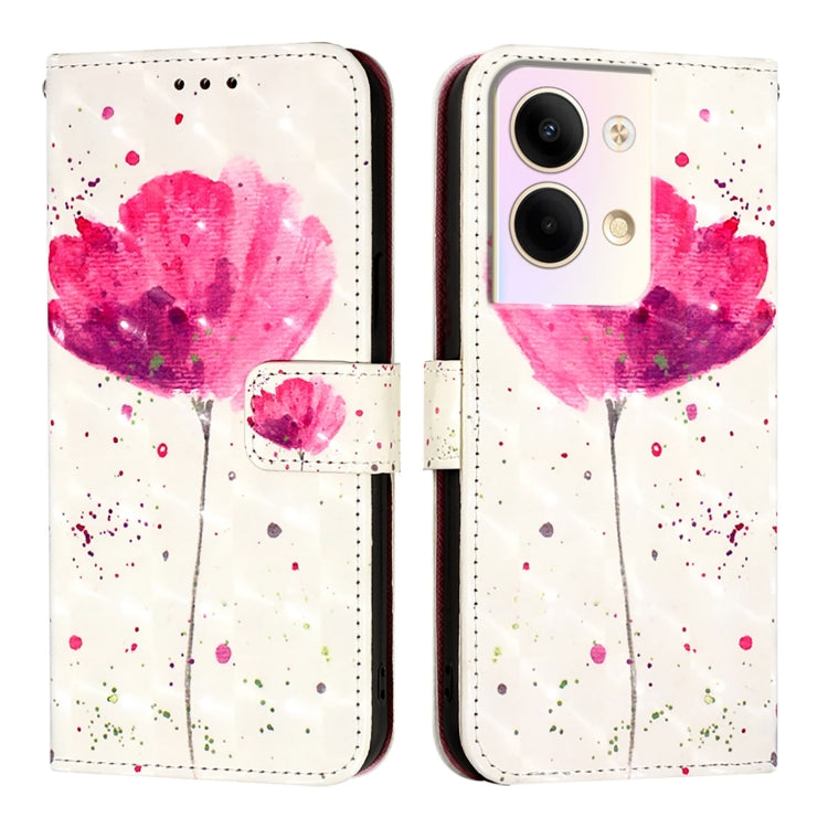 For OPPO Reno9 5G / Reno9 Pro 5G 3D Painting Horizontal Flip Leather Phone Case