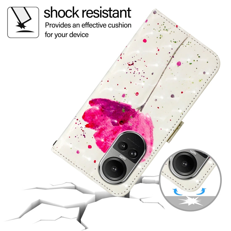 For OPPO Reno10 / Reno10 Pro Global 3D Painting Horizontal Flip Leather Phone Case