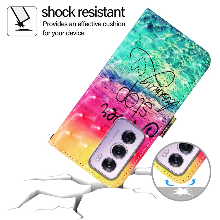 For OPPO Reno12 Pro Global 3D Painting Horizontal Flip Leather Phone Case