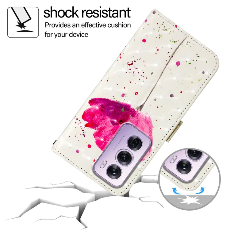 For OPPO Reno12 Pro Global 3D Painting Horizontal Flip Leather Phone Case