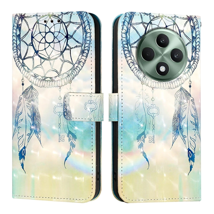 For OPPO Reno12 F Global 3D Painting Horizontal Flip Leather Phone Case