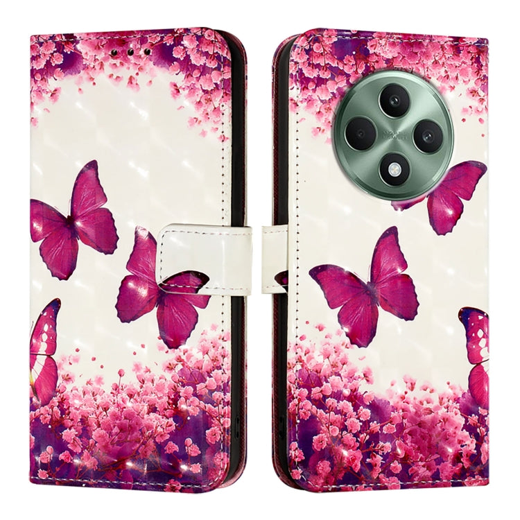 For OPPO Reno12 F Global 3D Painting Horizontal Flip Leather Phone Case