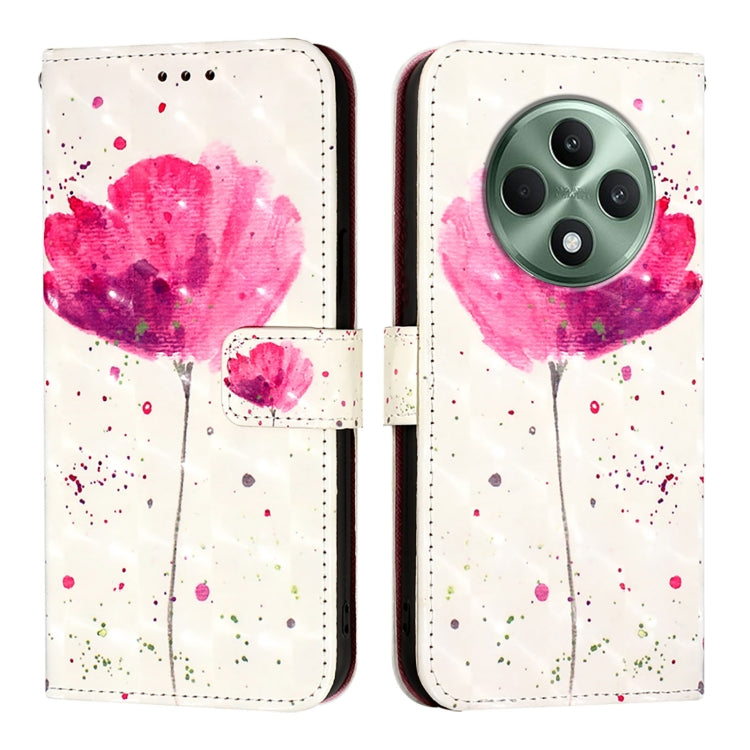For OPPO Reno12 F Global 3D Painting Horizontal Flip Leather Phone Case