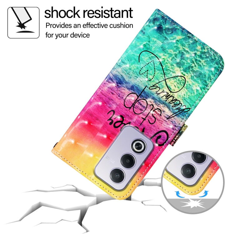 For OPPO A3 Pro 5G Global 3D Painting Horizontal Flip Leather Phone Case