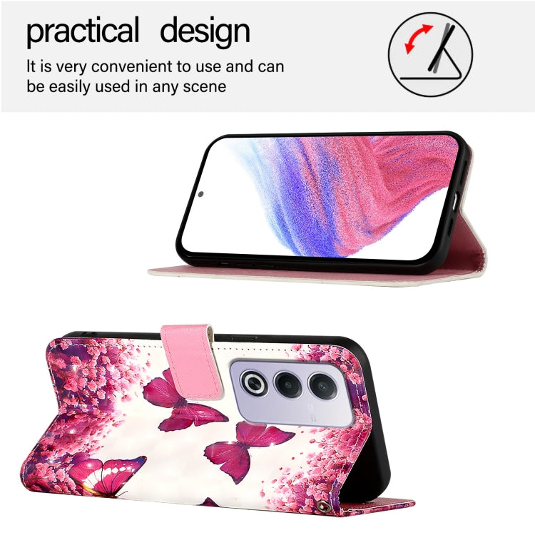 For OPPO A3 Pro 5G Global 3D Painting Horizontal Flip Leather Phone Case