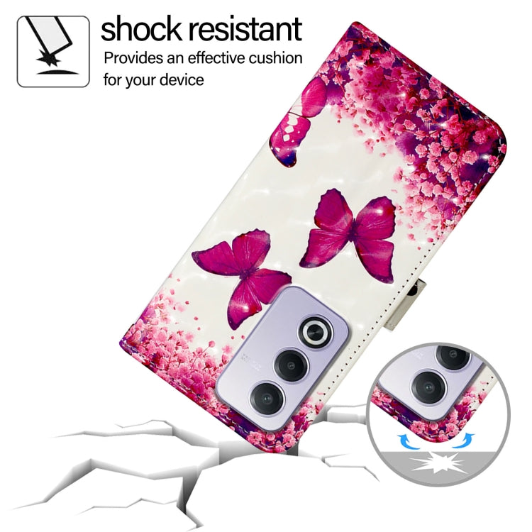 For OPPO A3 Pro 5G Global 3D Painting Horizontal Flip Leather Phone Case