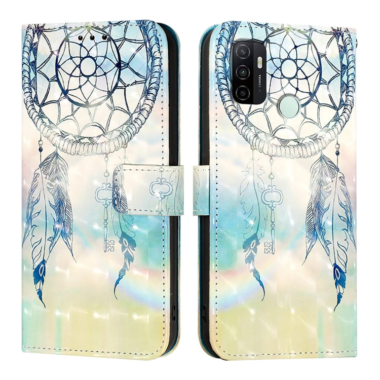 For OPPO A11s 4G 3D Painting Horizontal Flip Leather Phone Case