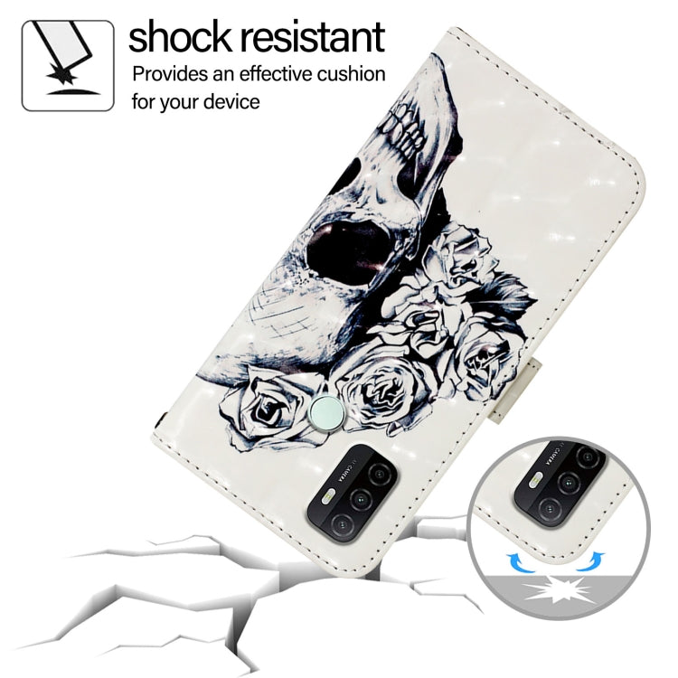 For OPPO A11s 4G 3D Painting Horizontal Flip Leather Phone Case