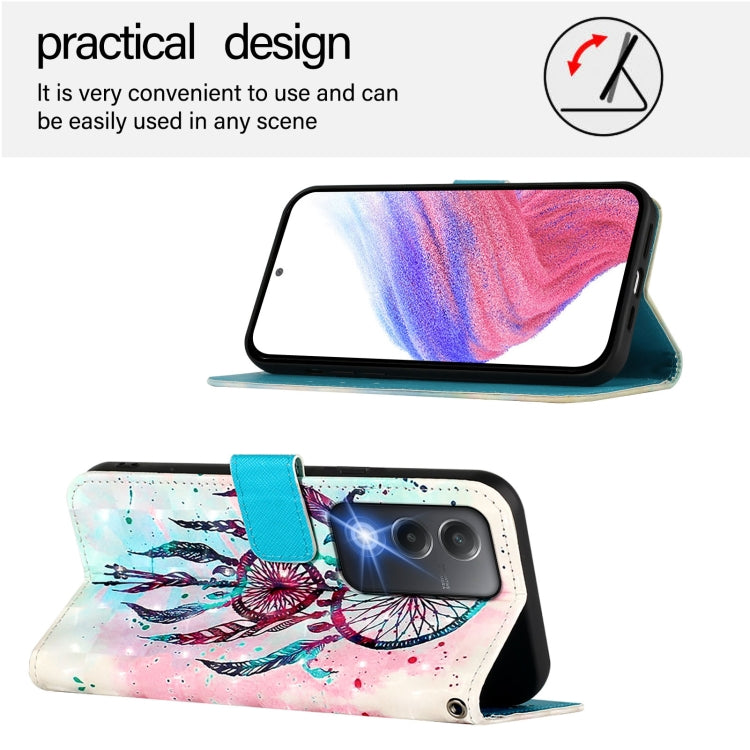 For OPPO A80 5G EU Version / K12x 5G Global 3D Painting Horizontal Flip Leather Phone Case