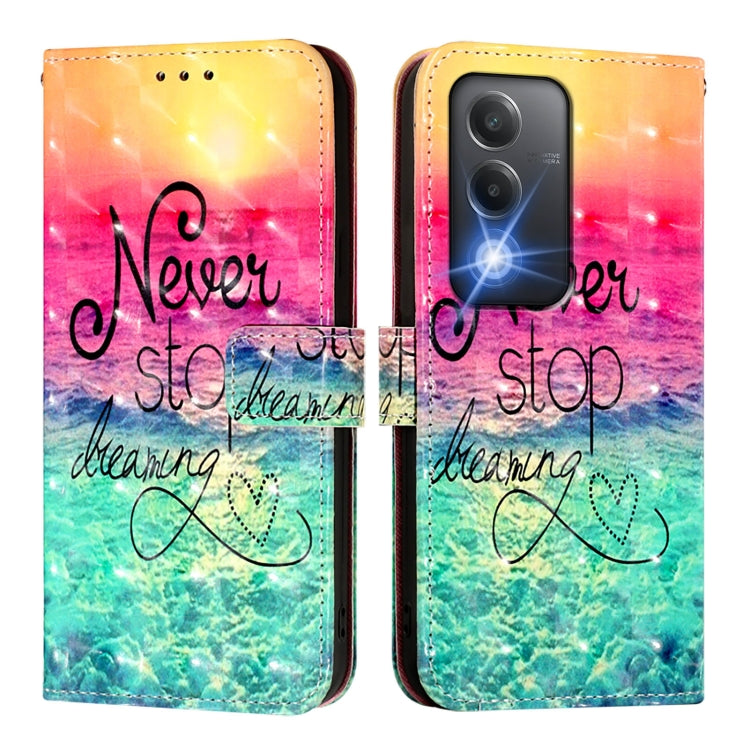 For OPPO A80 5G EU Version / K12x 5G Global 3D Painting Horizontal Flip Leather Phone Case