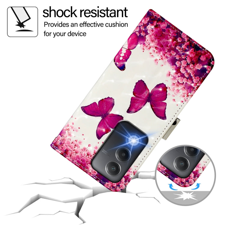 For OPPO A80 5G EU Version / K12x 5G Global 3D Painting Horizontal Flip Leather Phone Case
