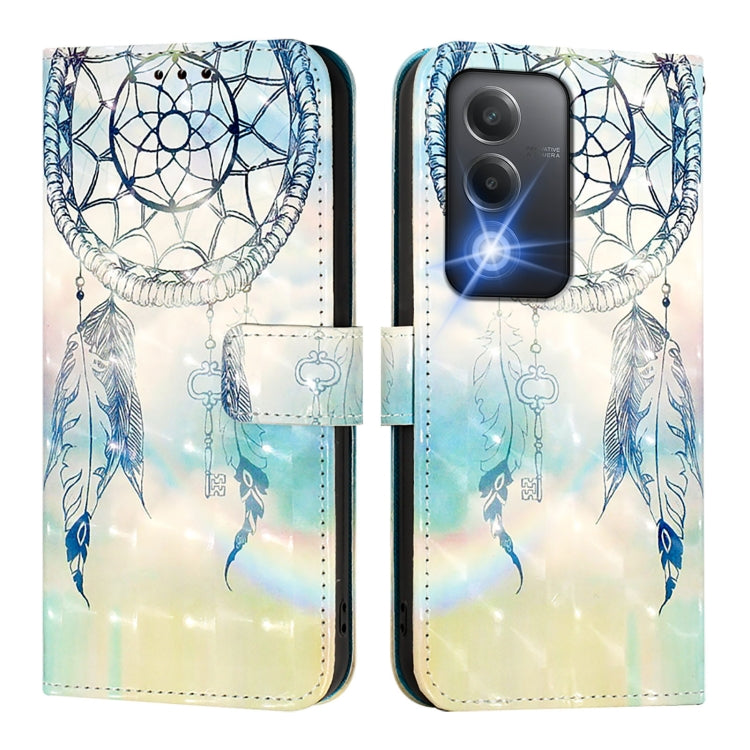 For OPPO A3 Pro 5G Global / A3 Pro 5G India 3D Painting Horizontal Flip Leather Phone Case