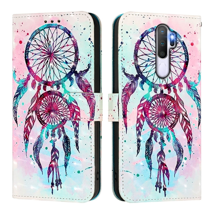 For OPPO A9 2020 4G / A5 2020 4G 3D Painting Horizontal Flip Leather Phone Case