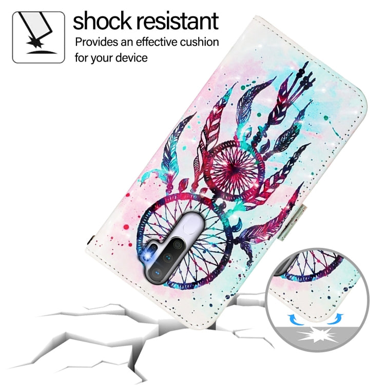 For OPPO A9 2020 4G / A5 2020 4G 3D Painting Horizontal Flip Leather Phone Case