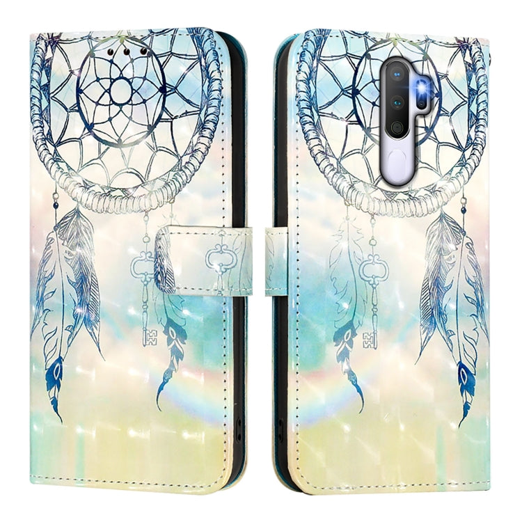 For OPPO A9 2020 4G / A5 2020 4G 3D Painting Horizontal Flip Leather Phone Case