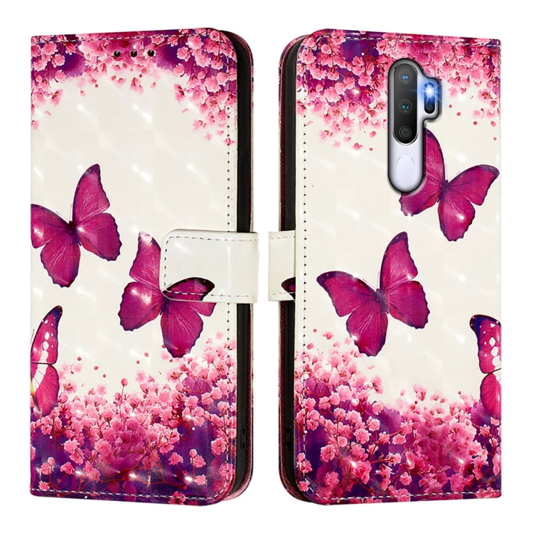 For OPPO A9 2020 4G / A5 2020 4G 3D Painting Horizontal Flip Leather Phone Case