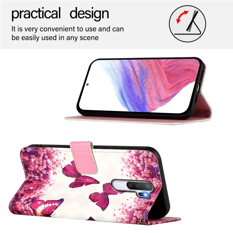 For OPPO A9 2020 4G / A5 2020 4G 3D Painting Horizontal Flip Leather Phone Case