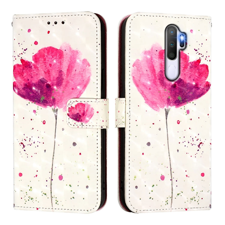 For OPPO A9 2020 4G / A5 2020 4G 3D Painting Horizontal Flip Leather Phone Case