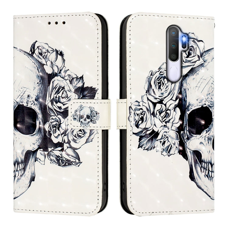 For OPPO A9 2020 4G / A5 2020 4G 3D Painting Horizontal Flip Leather Phone Case
