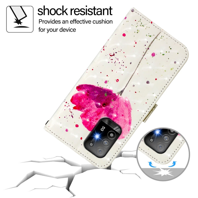 For OPPO A94 5G Global 3D Painting Horizontal Flip Leather Phone Case