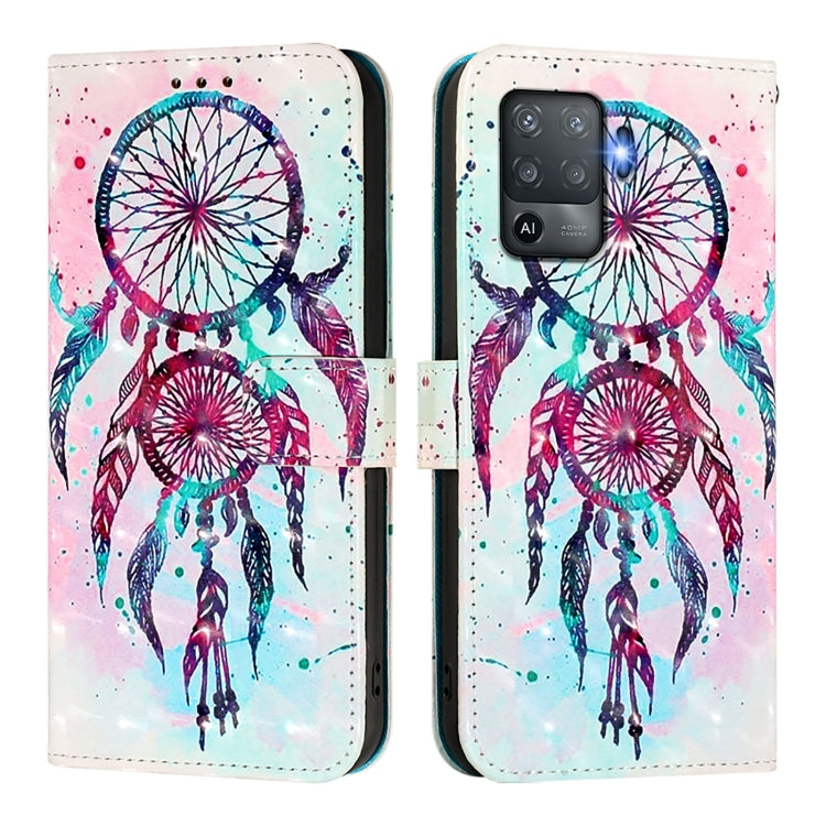 For OPPO F19 Pro / Reno5 F 3D Painting Horizontal Flip Leather Phone Case