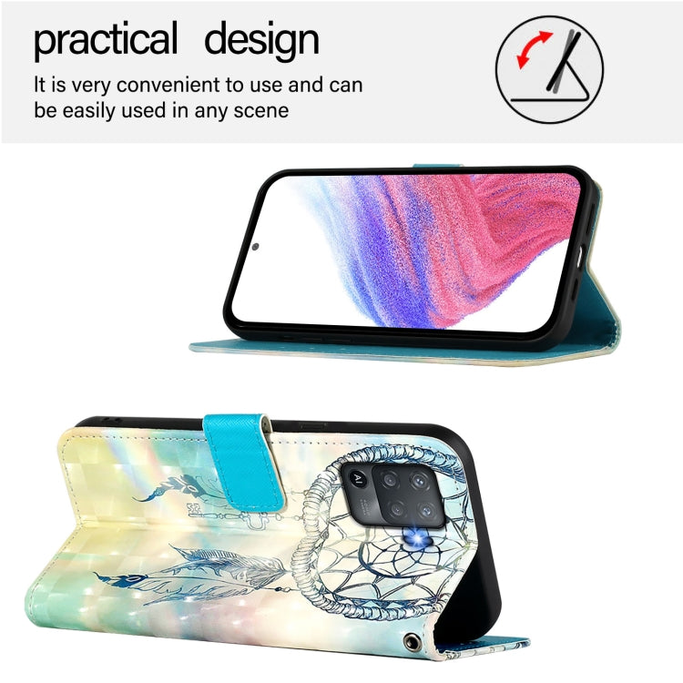 For OPPO F19 Pro / Reno5 F 3D Painting Horizontal Flip Leather Phone Case
