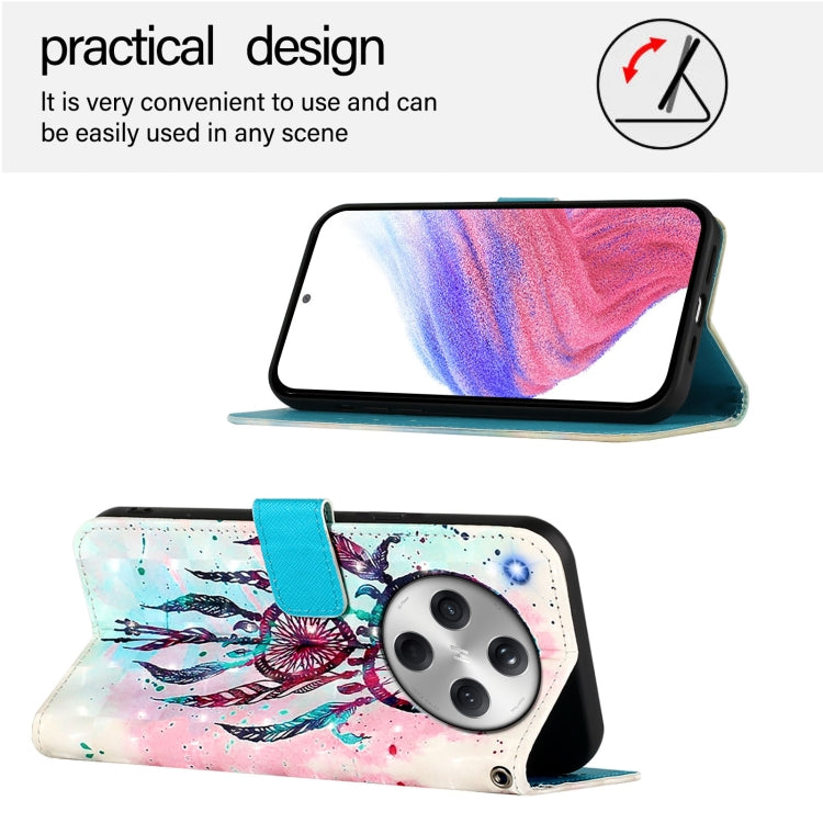 For OPPO Find X8 3D Painting Horizontal Flip Leather Phone Case