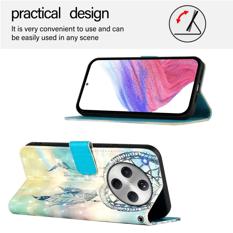 For OPPO Find X8 3D Painting Horizontal Flip Leather Phone Case