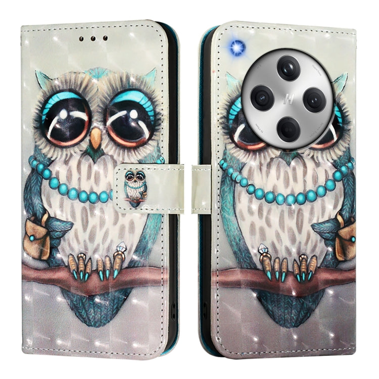 For OPPO Find X8 3D Painting Horizontal Flip Leather Phone Case