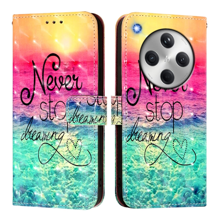 For OPPO Find X8 3D Painting Horizontal Flip Leather Phone Case